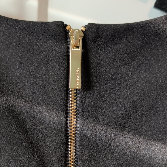 Calvin Klein Black Asymmetrical Dress - Picture 4 of 7